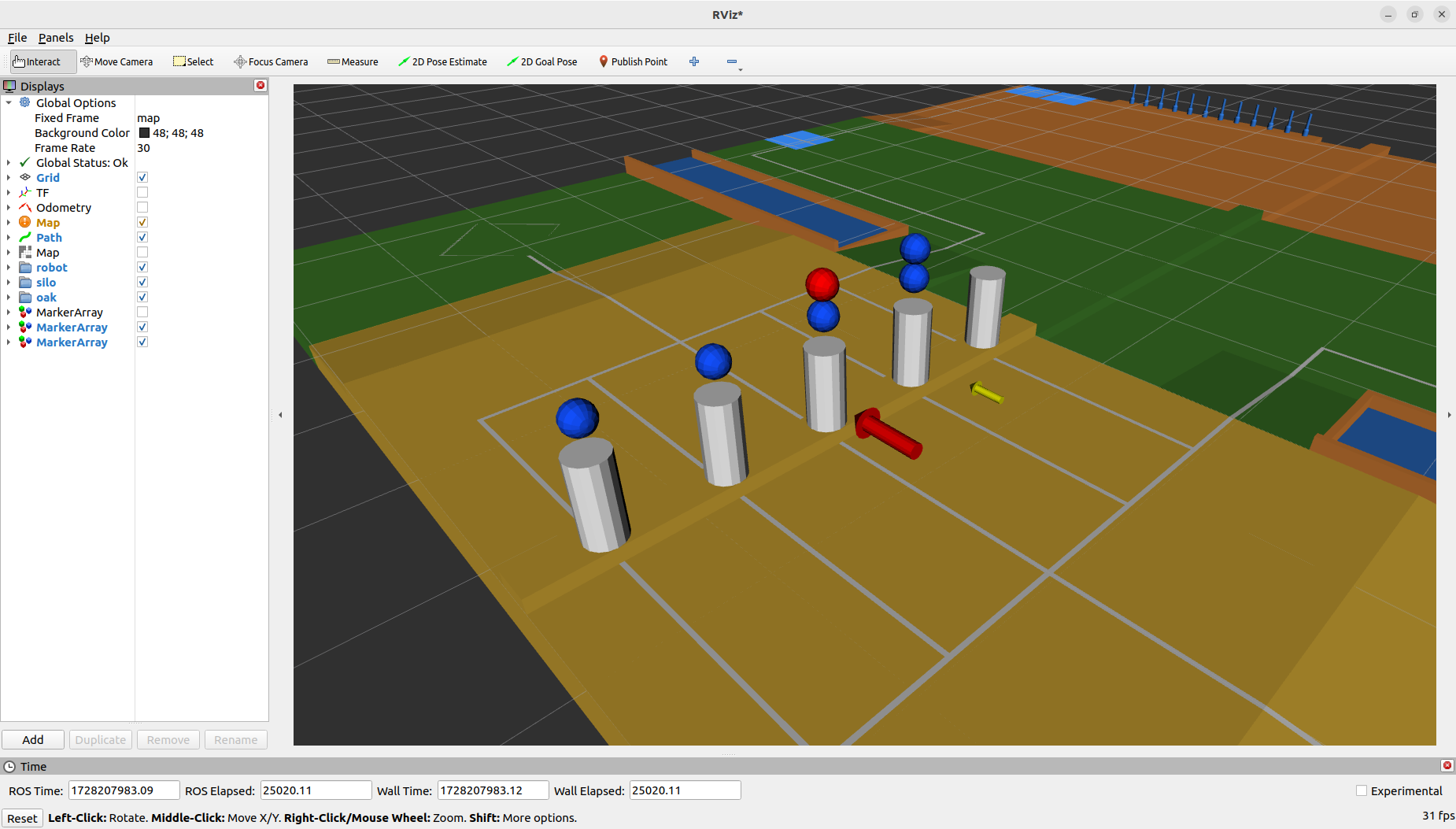 Robot's Perception of Storage Vessels